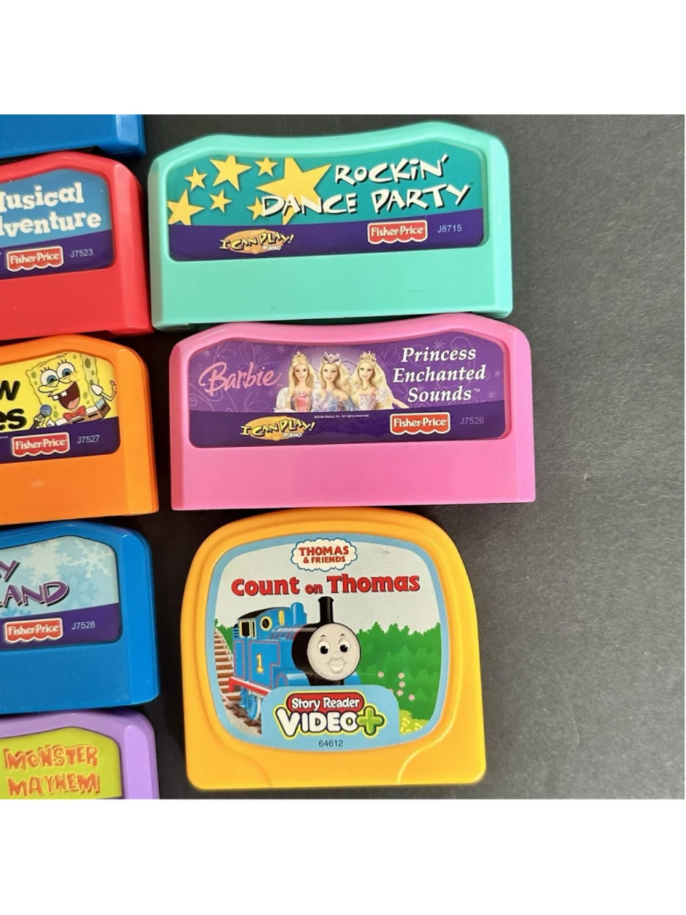 Lot of 11 Fisher Price I Can Play! Guitar Piano Cartridges Mixed Untested